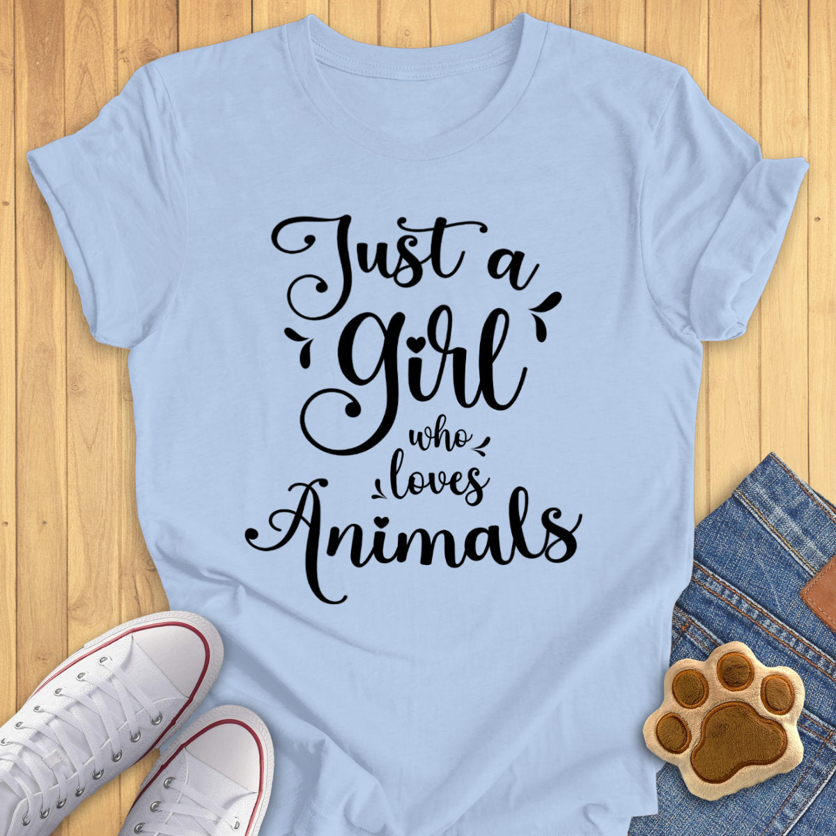 Just A Girl Who Loves Animals Tee