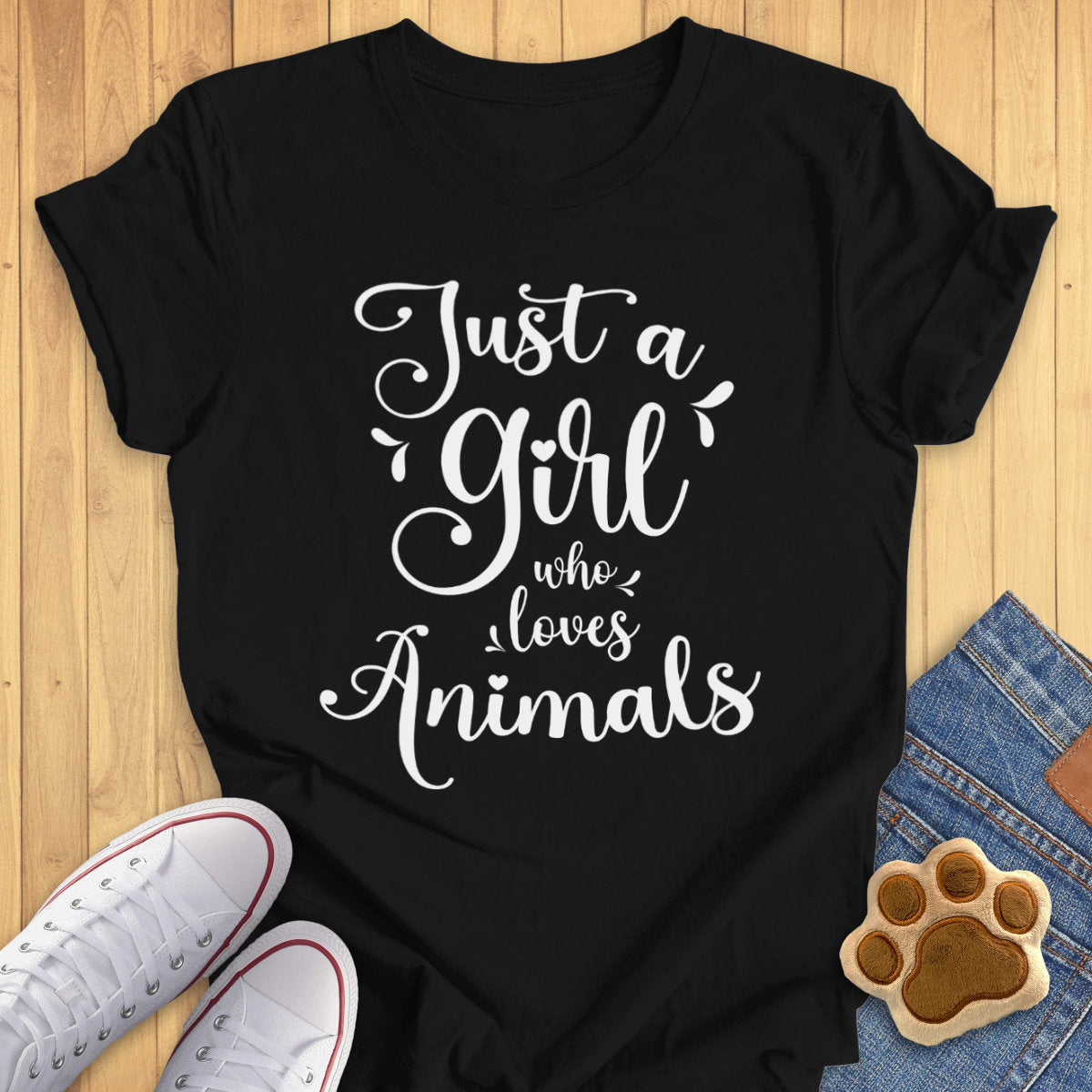 Just A Girl Who Loves Animals Tee