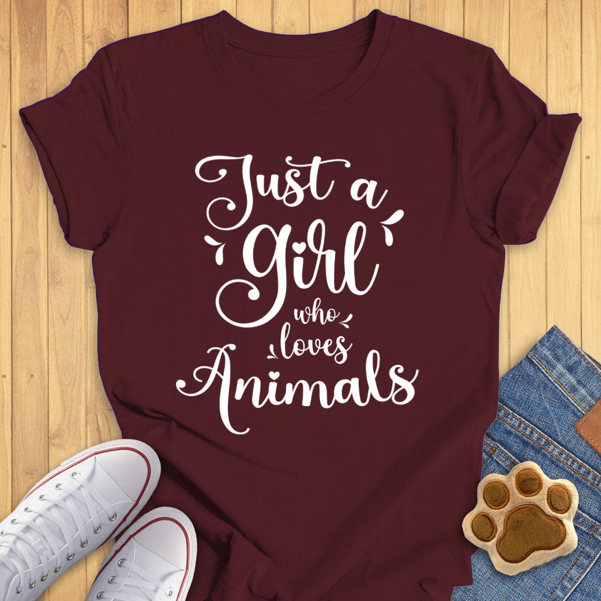 Just A Girl Who Loves Animals Tee