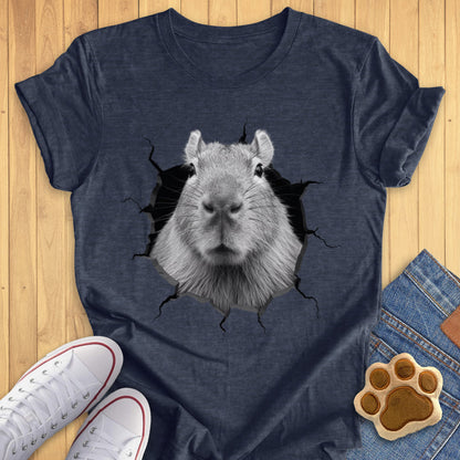 Capybara Out Of The Hole Tee