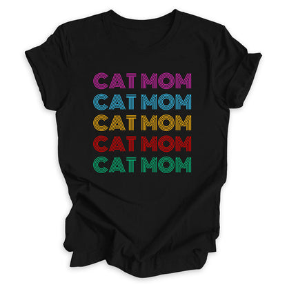 Cat Mom Tee (80s Vibe)