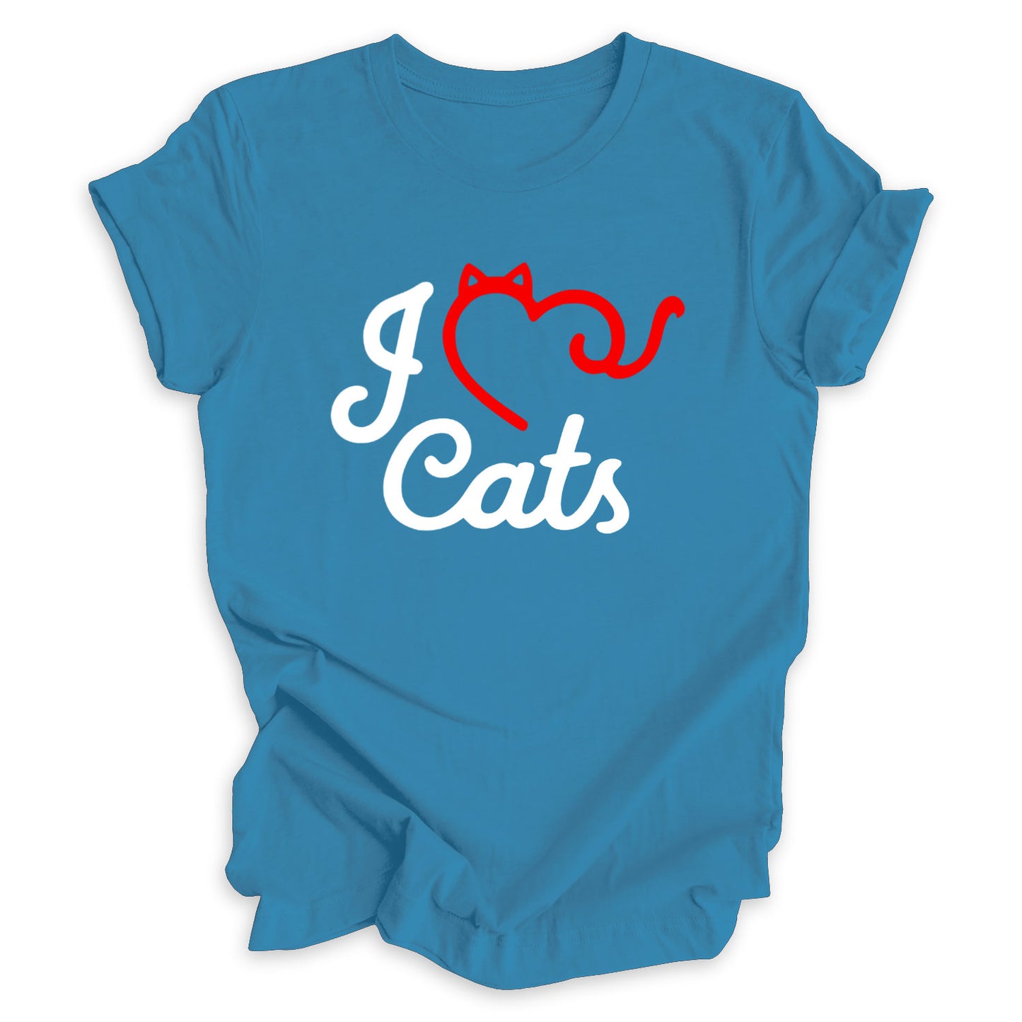 I Love Cats Tee (Line Version)