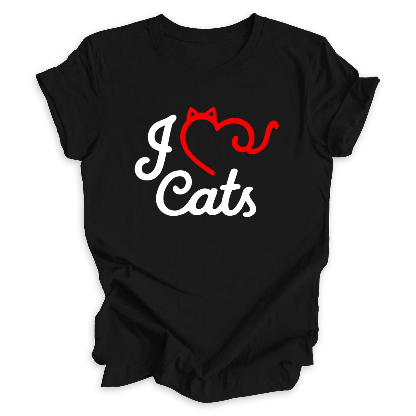 I Love Cats Tee (Line Version)