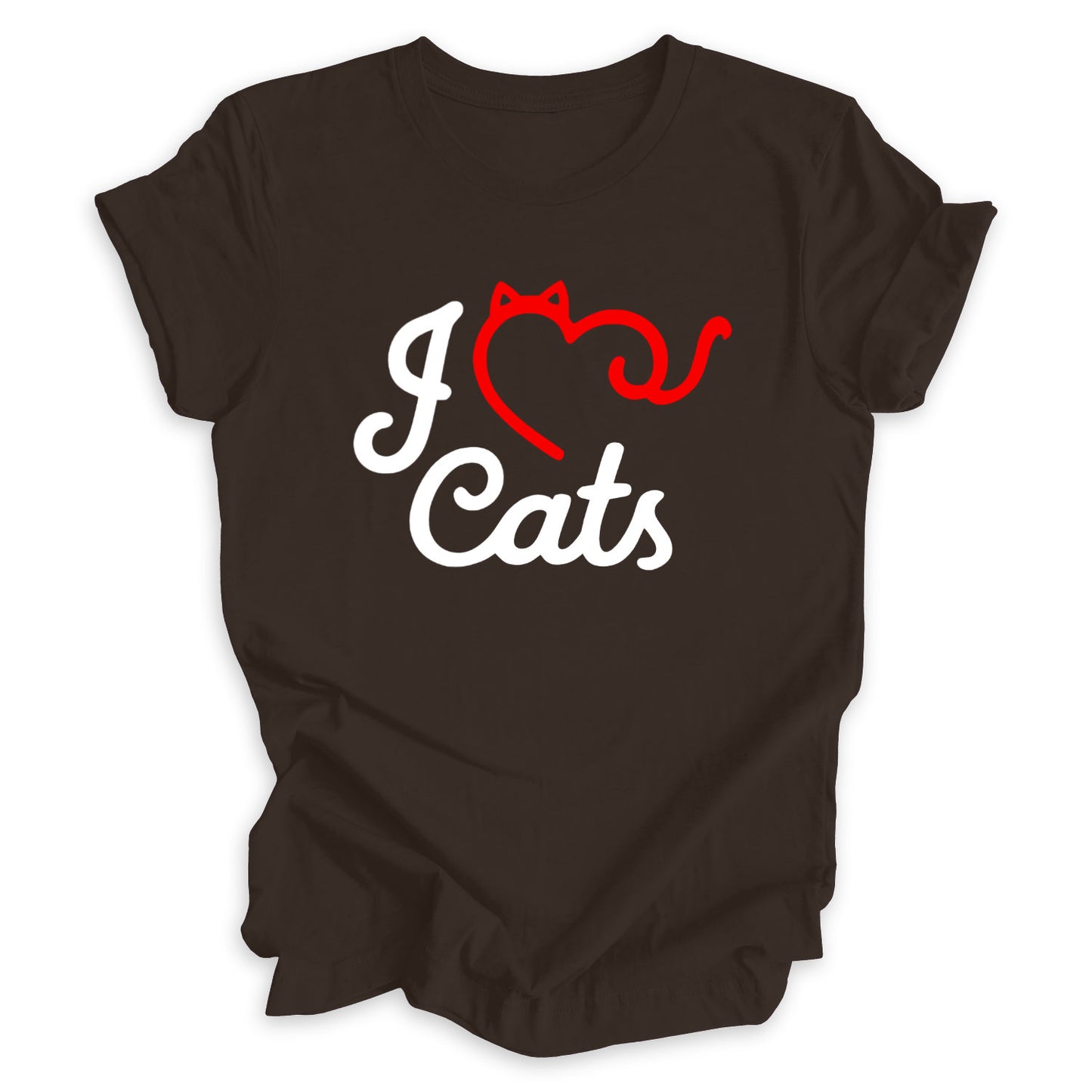 I Love Cats Tee (Line Version)