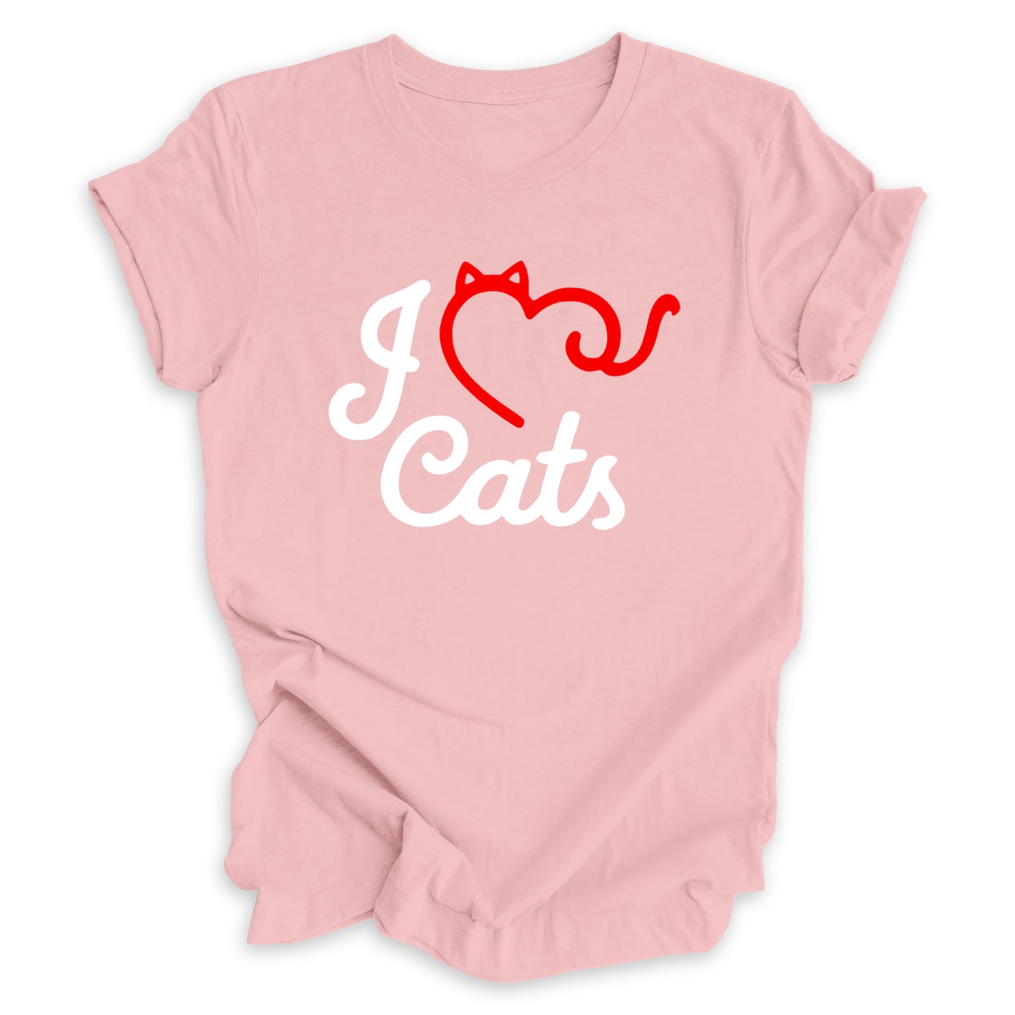 I Love Cats Tee (Line Version)