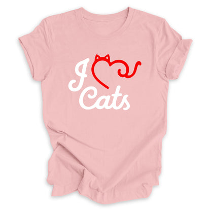 I Love Cats Tee (Line Version)