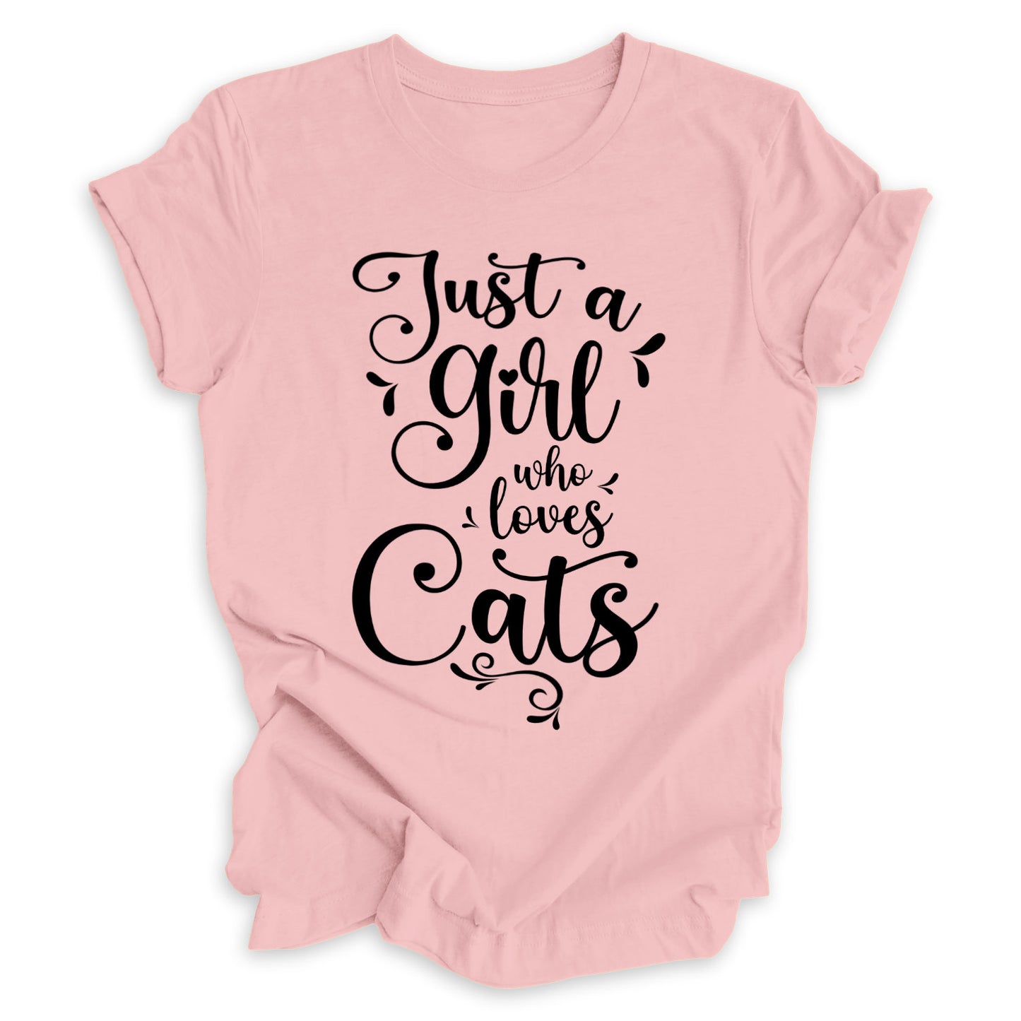 Just A Girl Who Loves Cats Tee