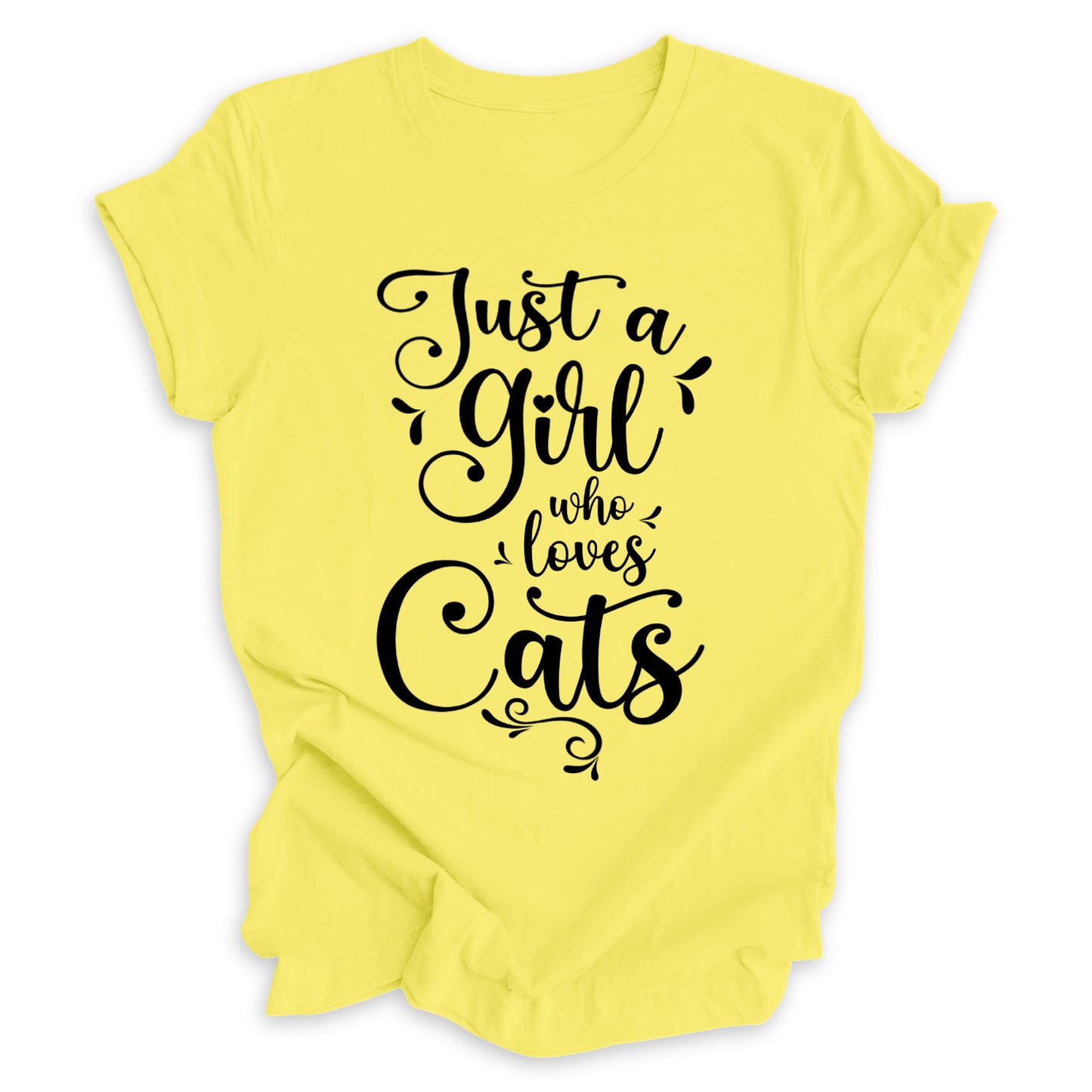 Just A Girl Who Loves Cats Tee