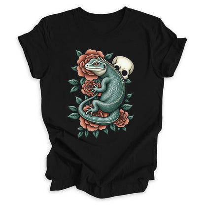 Iguana And Roses Tee