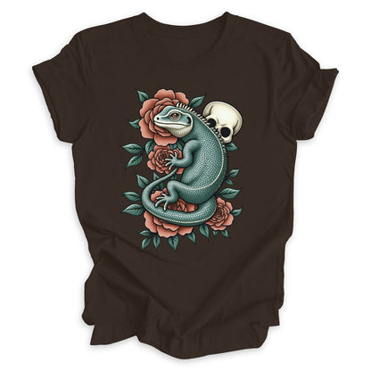 Iguana And Roses Tee