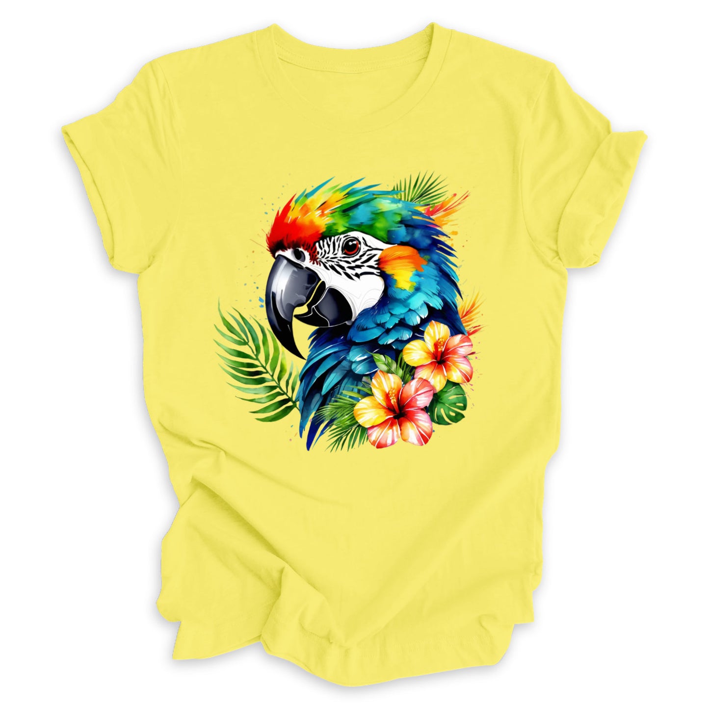 Parrot In Watercolor Tee