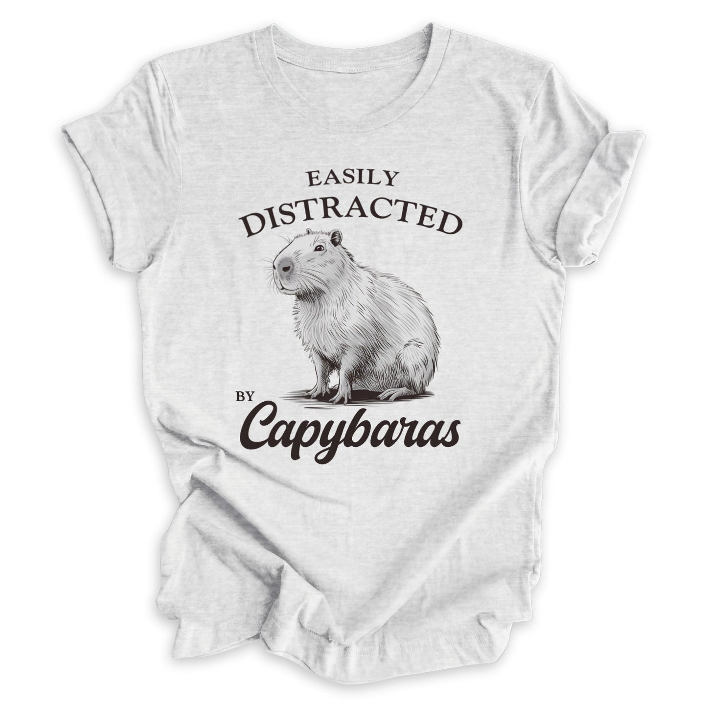 Easily Distracted By Capybaras Tee