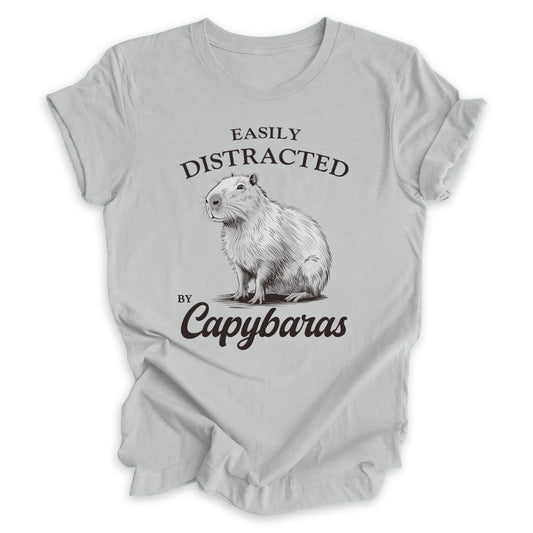 Easily Distracted By Capybaras Tee