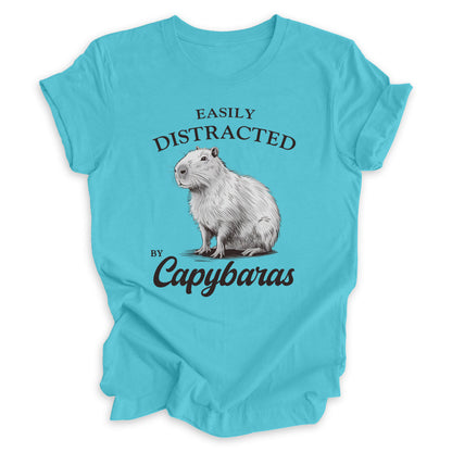 Easily Distracted By Capybaras Tee