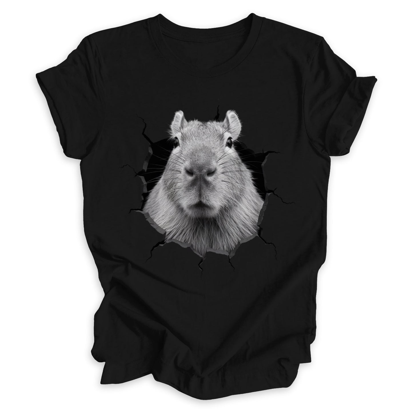 Capybara Out Of The Hole Tee